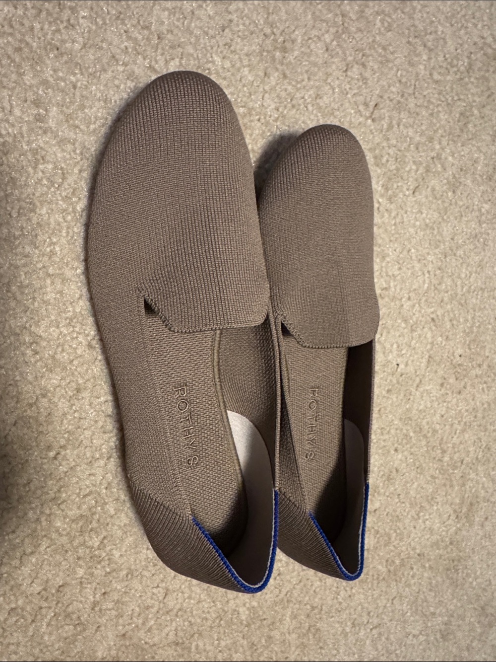 Rothy's Womens Slip-On Loafers in portabello